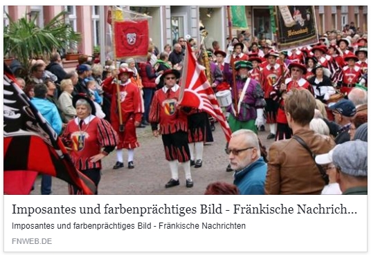 Fränkische Nachrichten: Imposantes und farbenprächtiges Bild