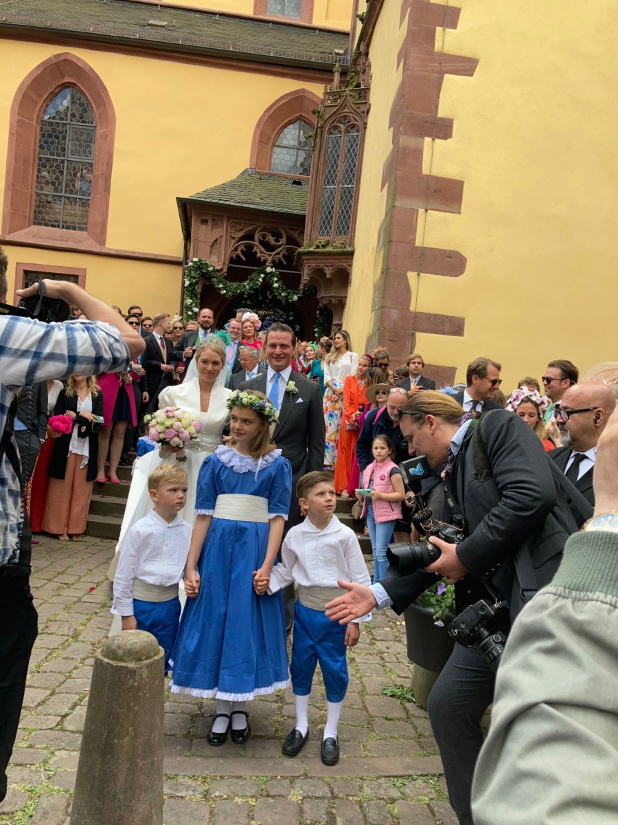 Hochzeit von Amelie Prinzessin zu Löwenstein-Wertheim-Freudenberg und Benedikt Schmid von Schmidsfelden, 28.05.2022